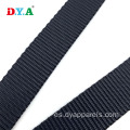 Corejas de nylon pesadas de 25 mm Black Custom Webbing